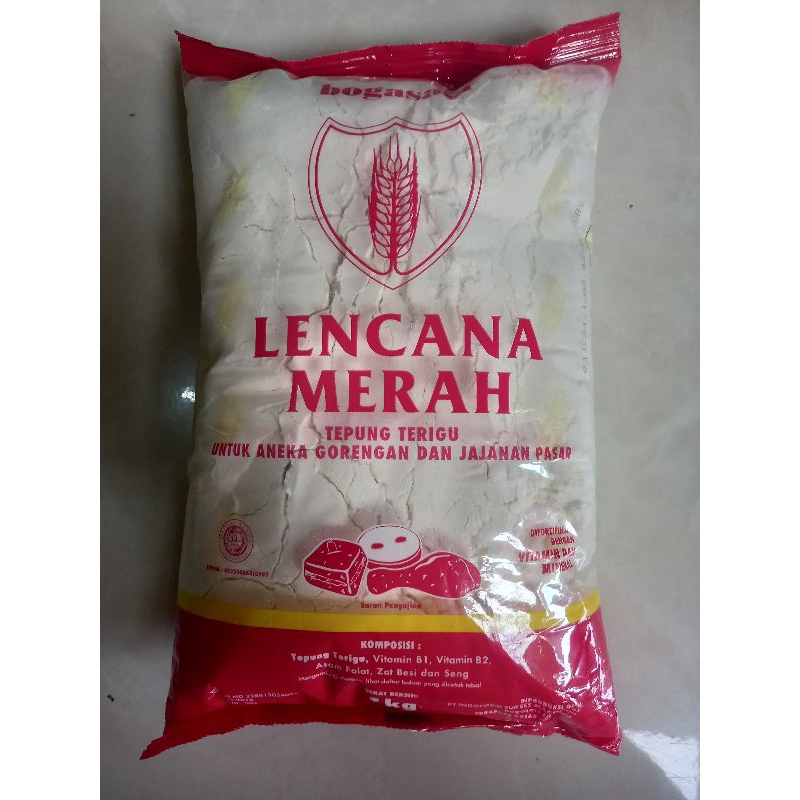 

Tepung Lencana Merah 1Kg