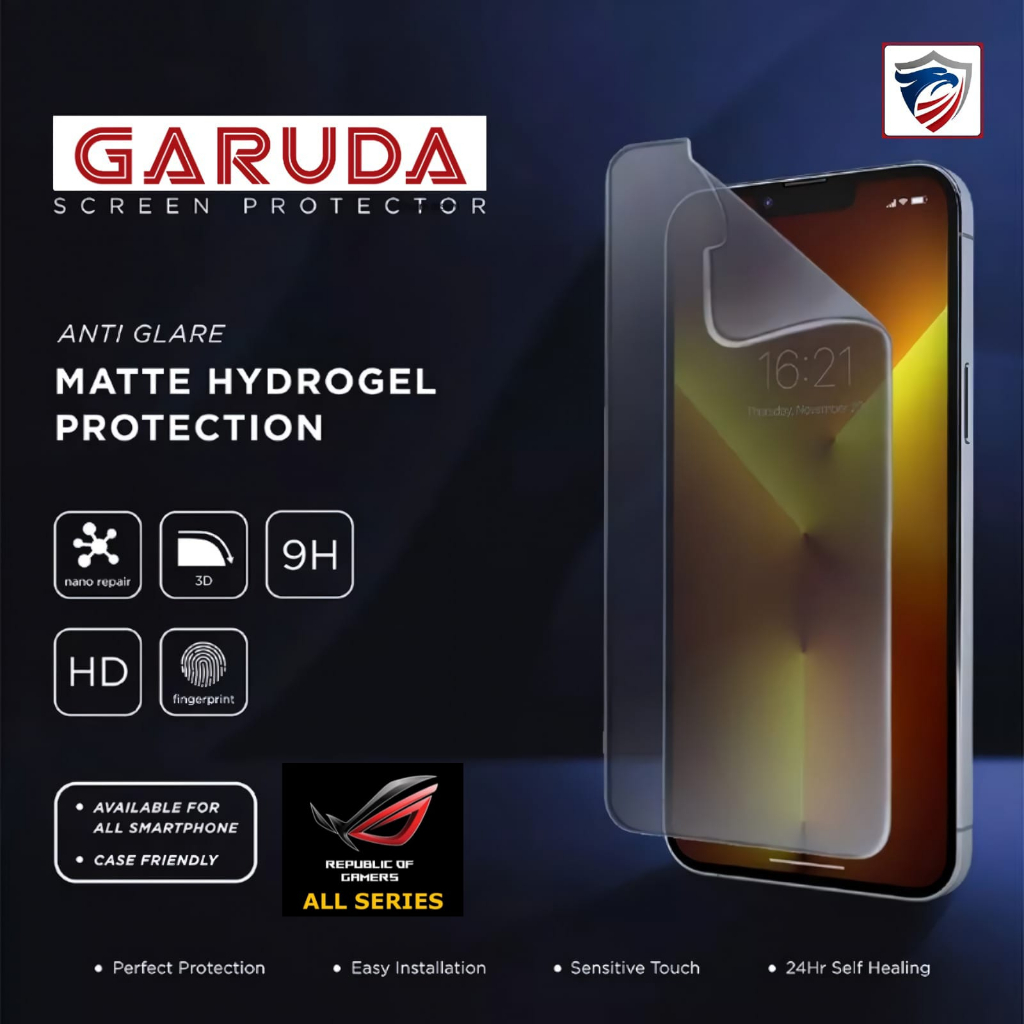 Anti Gores Hydrogel MATTE ROG ALL SERIES ROG 5 UNLIMATE|ROG PHONE 6D|ROG 6D UNLIMATE|ROG PHONE 6|ROG