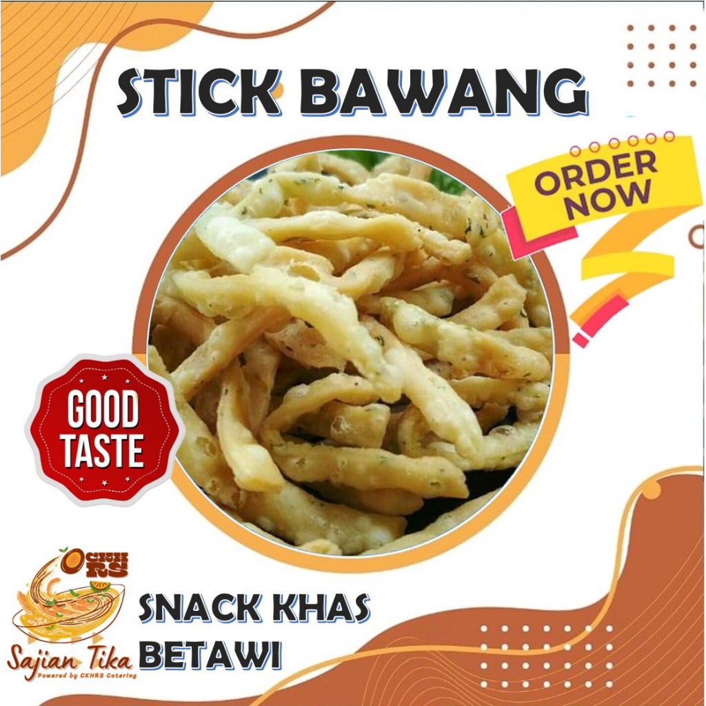 

Cemilan Stik Bawang / Stick Bawang Khas Betawi Jakarta