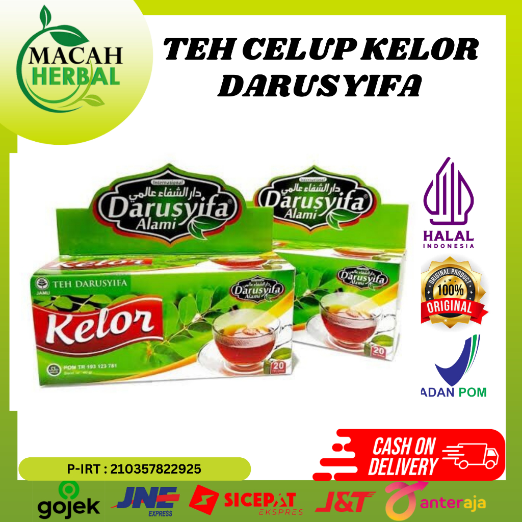 

TEH CELUP DAUN KELOR DARUSYIFA 20 KANTONG