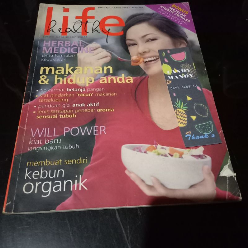 Majalah Life Healthy Edisi 4/11 Tahun 2003