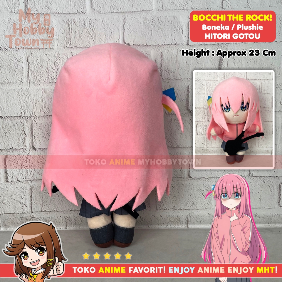 Boneka Anime Karakter Bocchi The Rock Hitori Gotou Plushie Doll