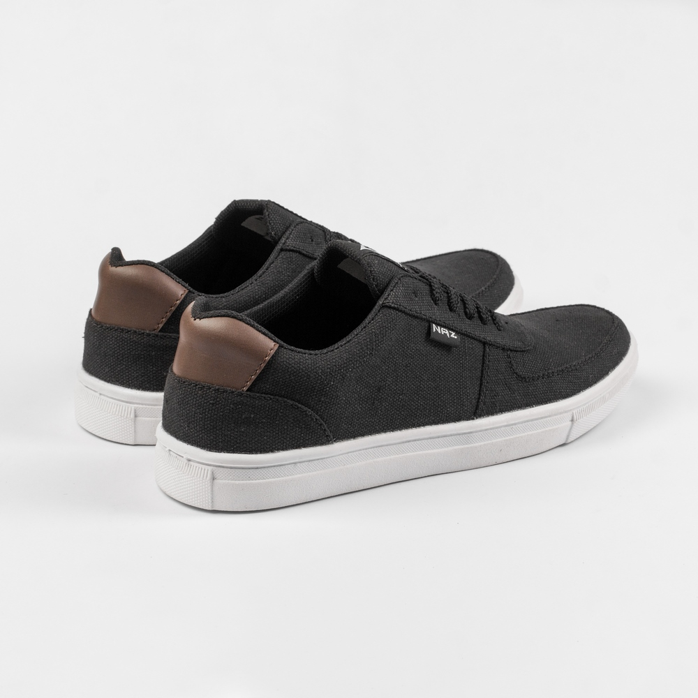 Enji Black Naz Sepatu Sneakers Casual Pria Cowok ORIGINAL