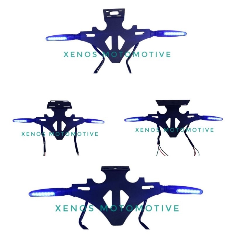 Tail tidy bracket plat nomor plus sein LED NINJA 250 FI OLD NEW KARBU RR MONO GSX150 R15V3 R15V2 R25