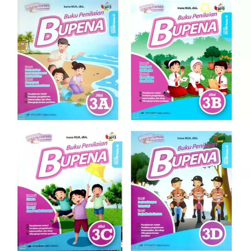 BUPENA SD KELAS 3 TEMA A-D