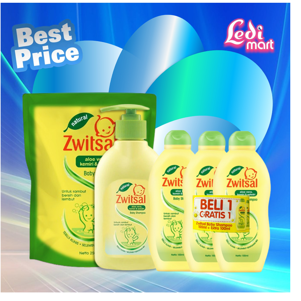 ORIGINAL Zwitsal Baby SERIES / Baby Bath 2 in 1 / Hair &amp; Body Wash / Baby Hair Lotion / Baby Lotion / Baby Telon / Baby Parfum / Baby Cologne / Baby Soap / Baby Cream / Baby Diaper Cream / Baby Shampoo / Baby Powder / Baby Oil / Baby Wipes / LEDIMART