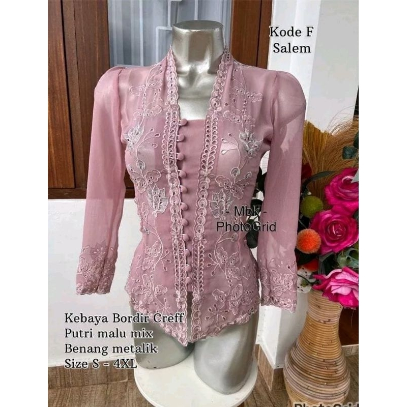 kebaya bordir A4