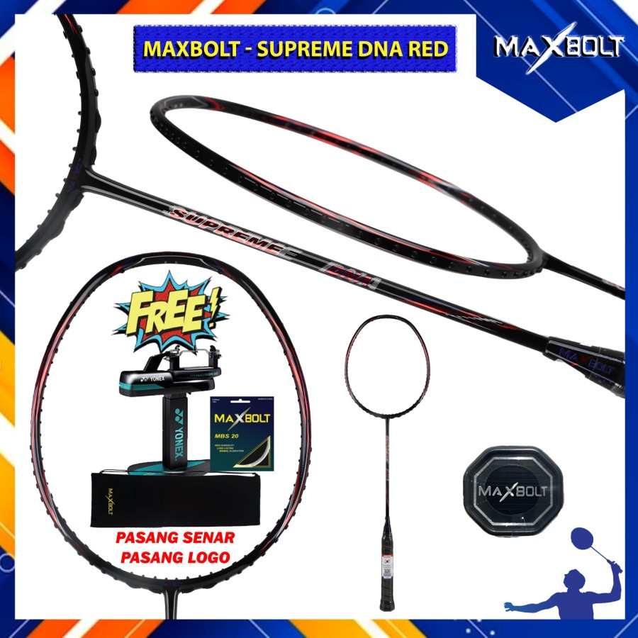 Raket Badminton Original Maxbolt Supreme DNA