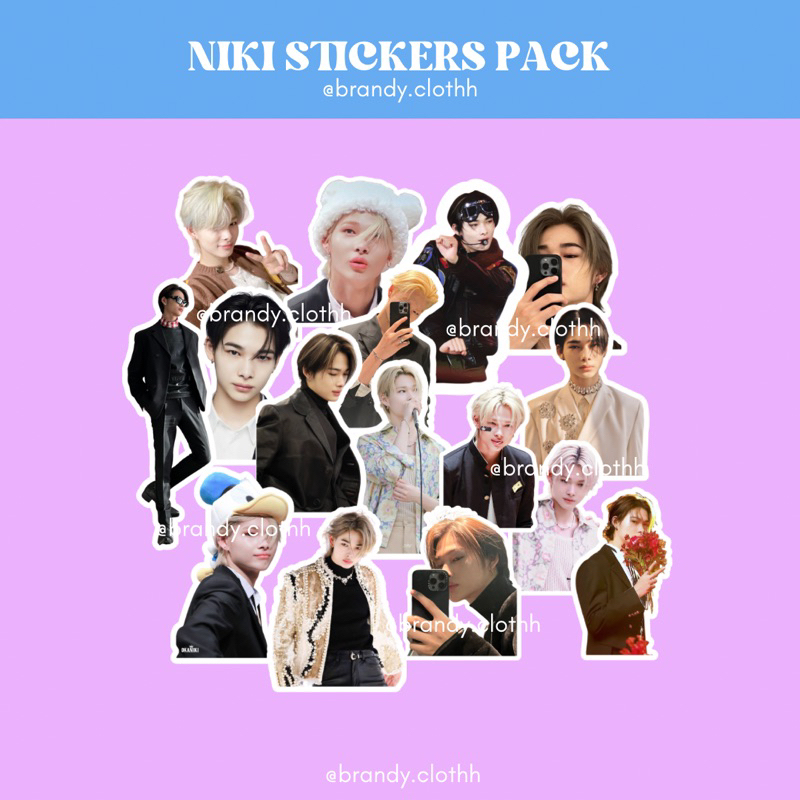 NIKI ENHYPEN Stickers/Stickers/Stiker Aesthetic/Stiker Tumblr/Stiker Lucu/Stiker Brand