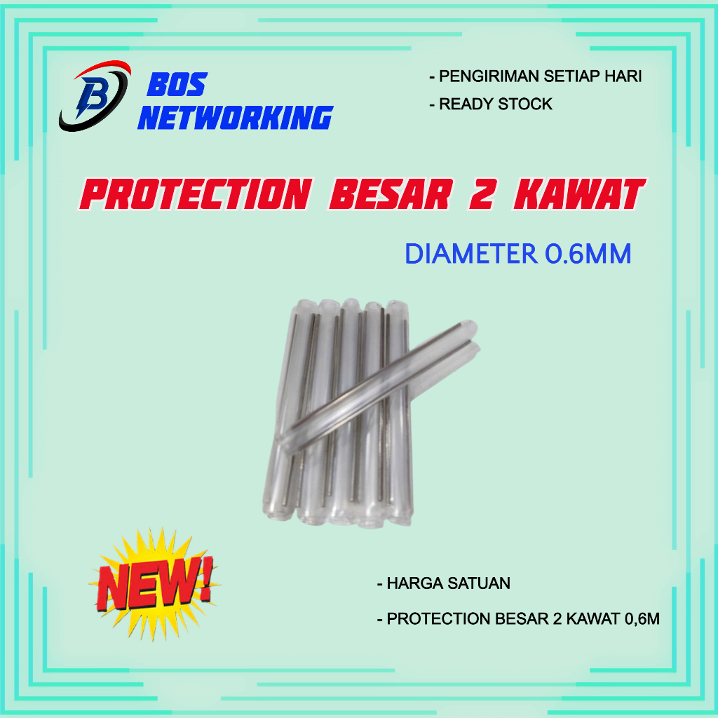 Protection Sleeve Besar 2 Kawat Dropcore Fiber Optik