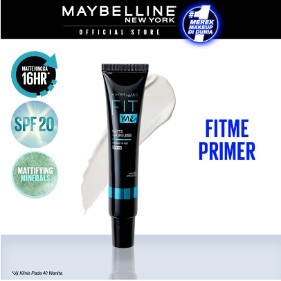 Maybelline Fit Me Matte + Poreless Primer Make Up - 30ml