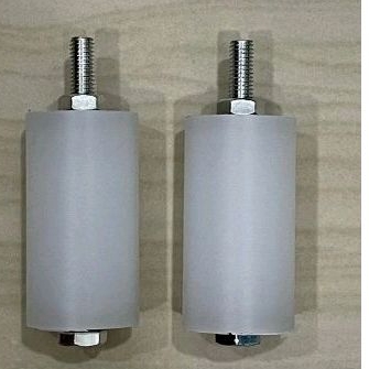 roda teflon 11/4 roda nilon garasi gerbang roda pintu gudang roda pagar