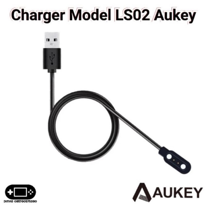 Charger Model LS02 Aukey Charging SW-1P / Aukey SW-1S Smartwatch Kabel USB