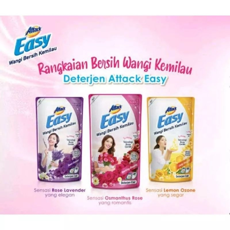 Attack easy detergen cair 750ml