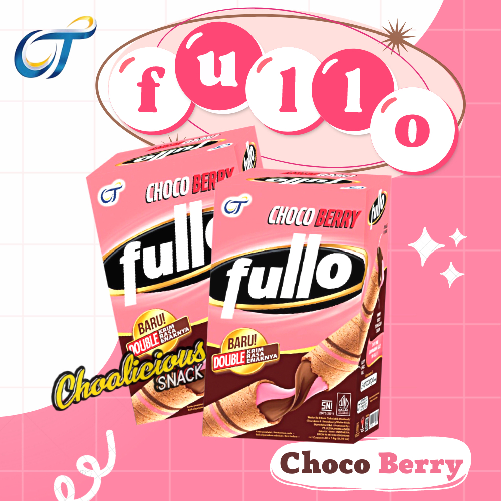 

FULLO Wafer Stick Rasa Choco Berry Ecer @14 gram