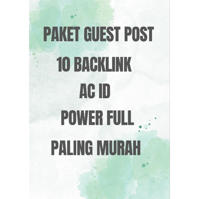 Backlink PBN DOFOLLOW Murah dan Powerfull