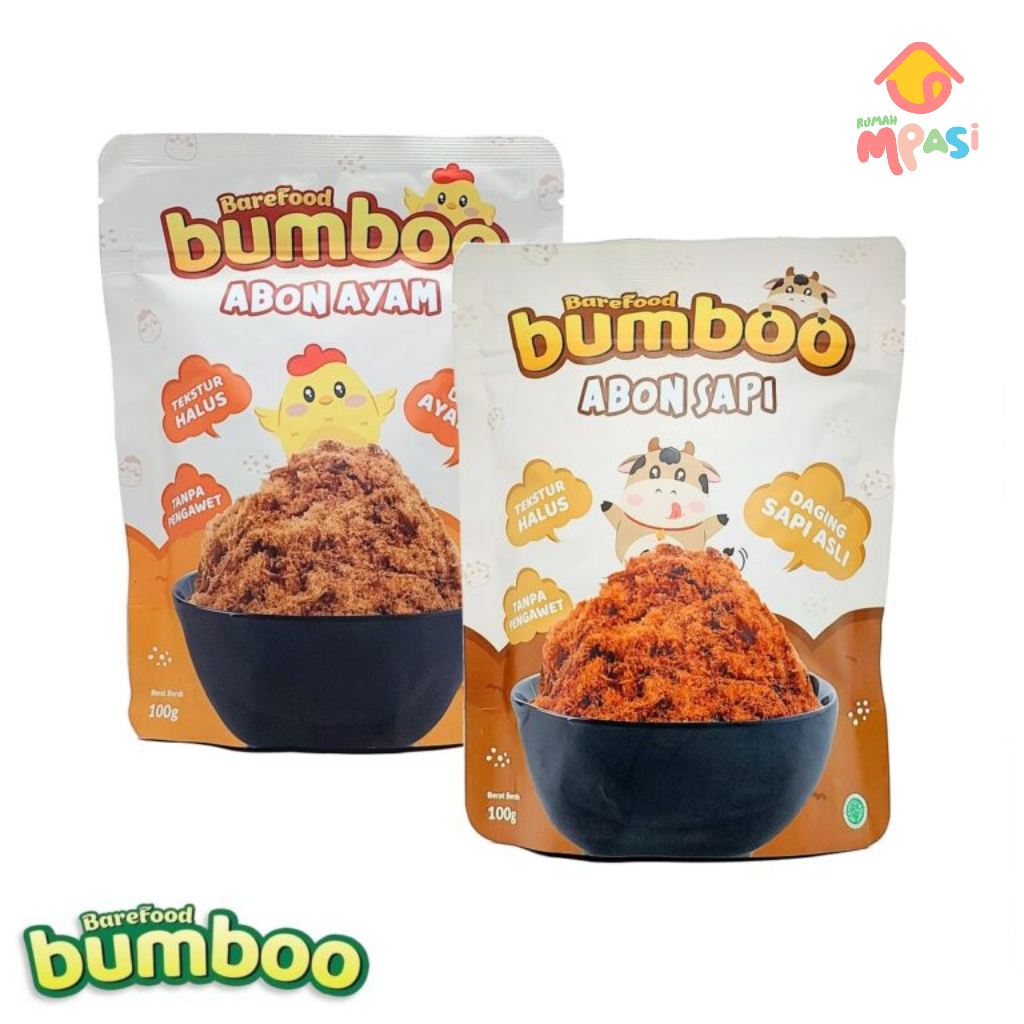 

Barefood Bumboo Abon Abon Sapi dan Ayam / Abon MPASI - 100g