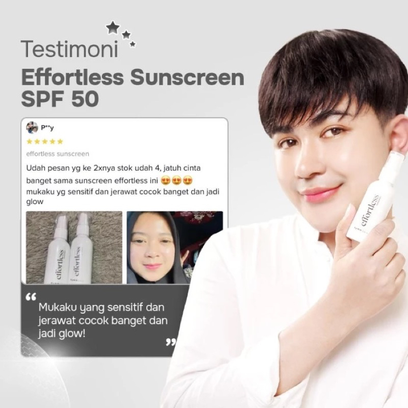 ✨Up Your Look✨ KYMM SKIN Effortless sunscreen spray spf50 tabir surya wajah kymmskin