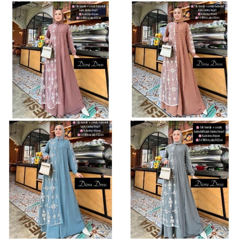 DIORA DRESS BY ZAZA STORE