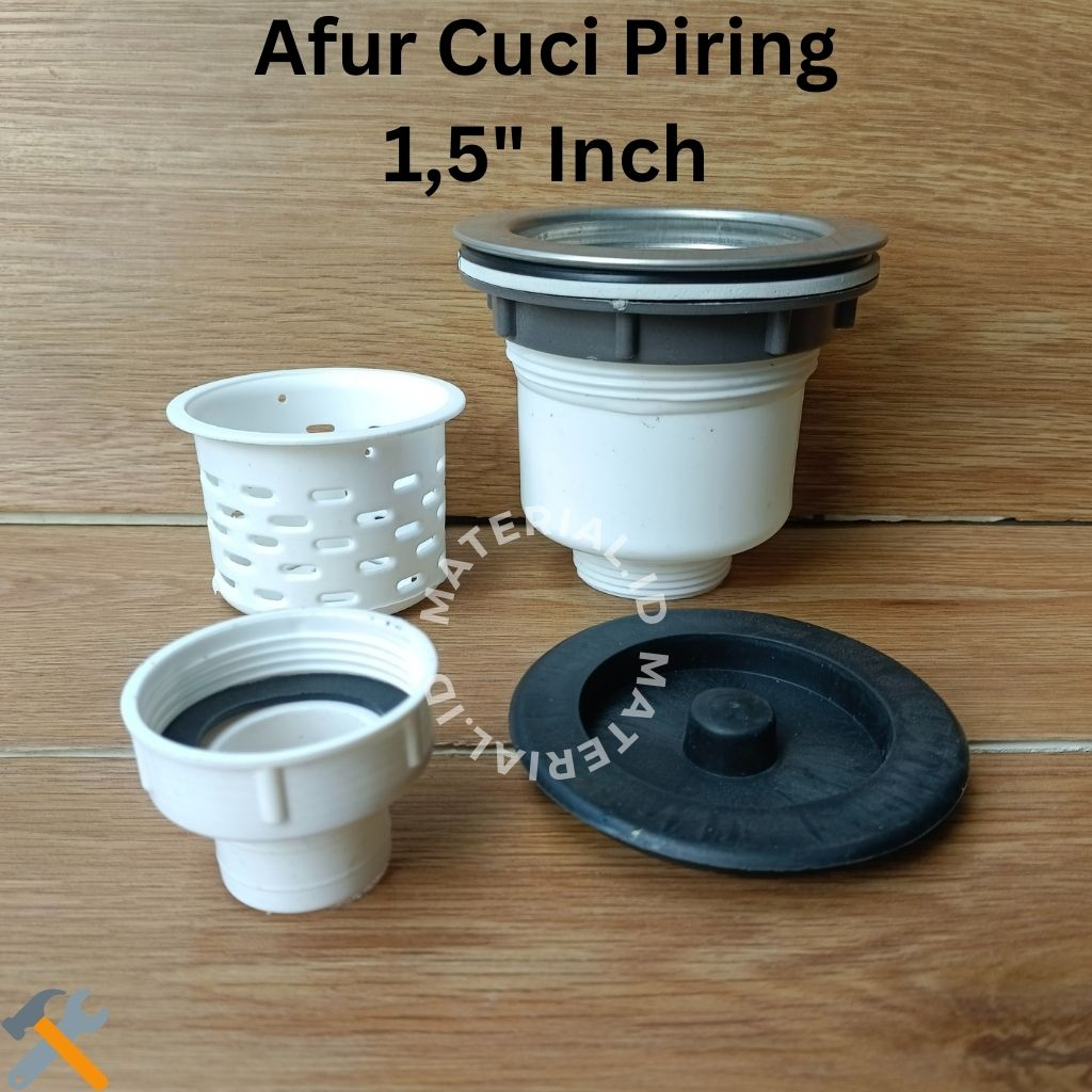 Afur Bak Cuci Piring 1 1/2 Inch 1,5" Saringan Bak Cuci Piring