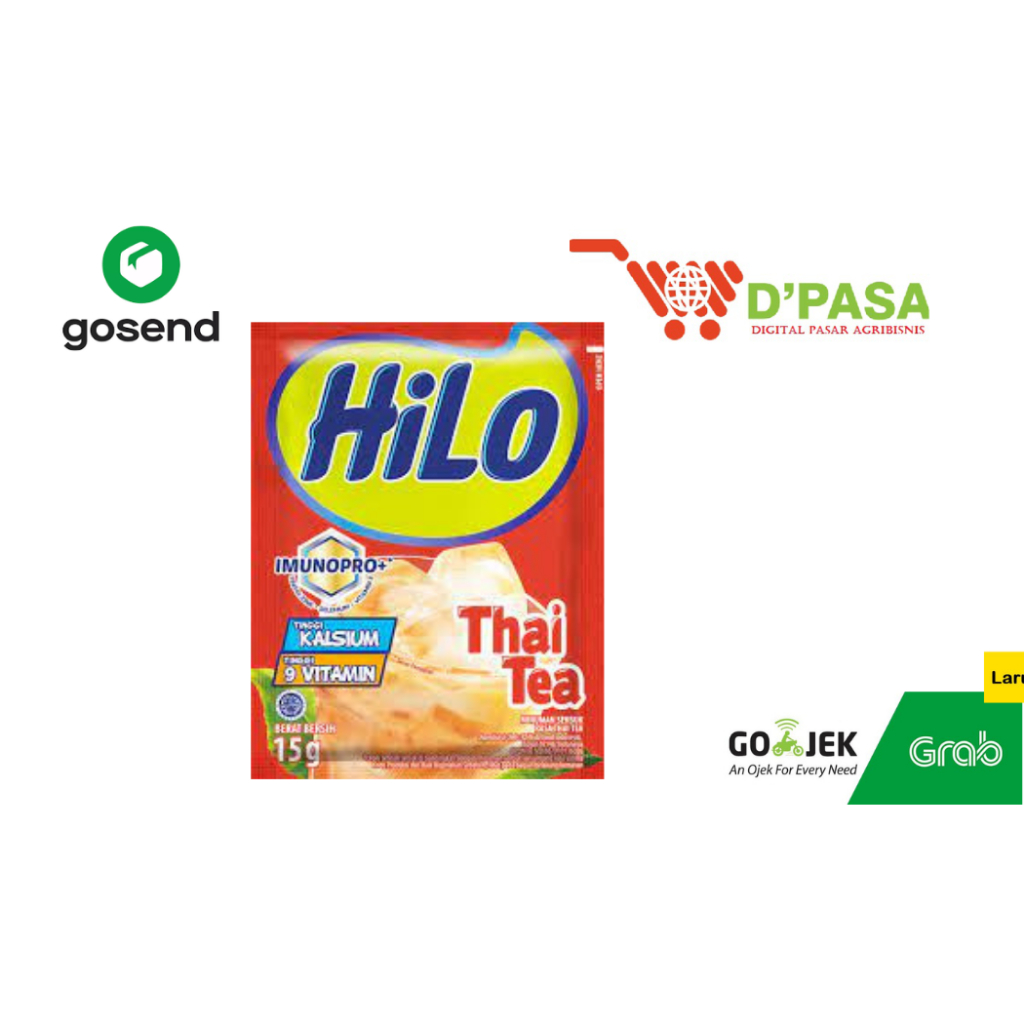 

KIRIM INSTAN HiLo Thai Tea 10 sachet - Minuman Serbuk