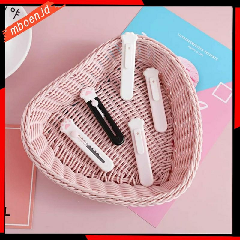 

MBOEN - Hand Cutter Paw Pisau Mini Pemotong Kertas Perlengkapan Sekolah DIY