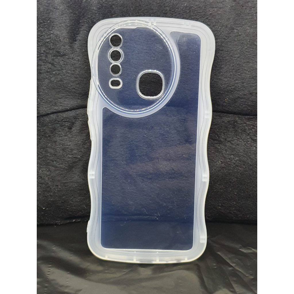 SOFTCASE GELOMBANG CLEAR CASE BENING VIVO Y12 / Y15 / Y17