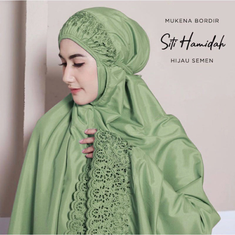 Mukena Dewasa Bordir Khadijah Katun Premium