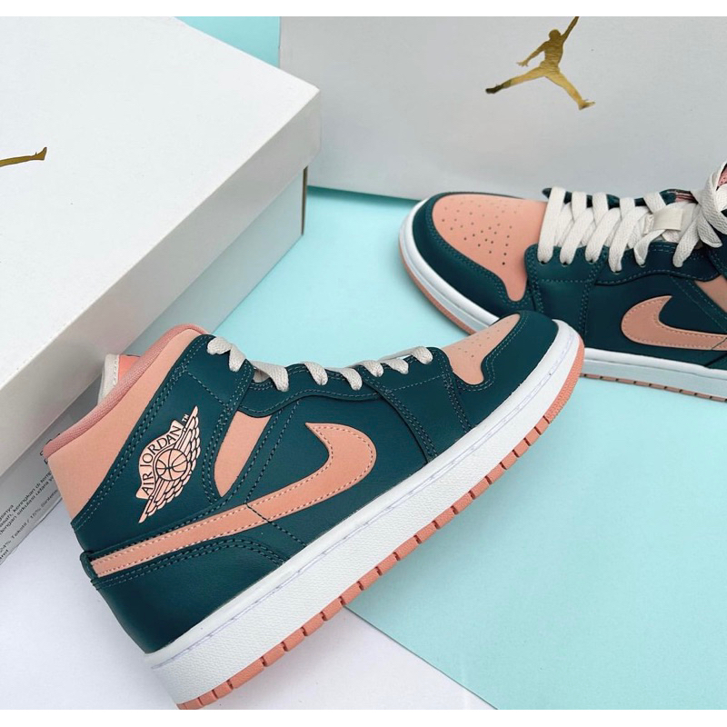 Air Jordan 1 Mid Dark teal Green