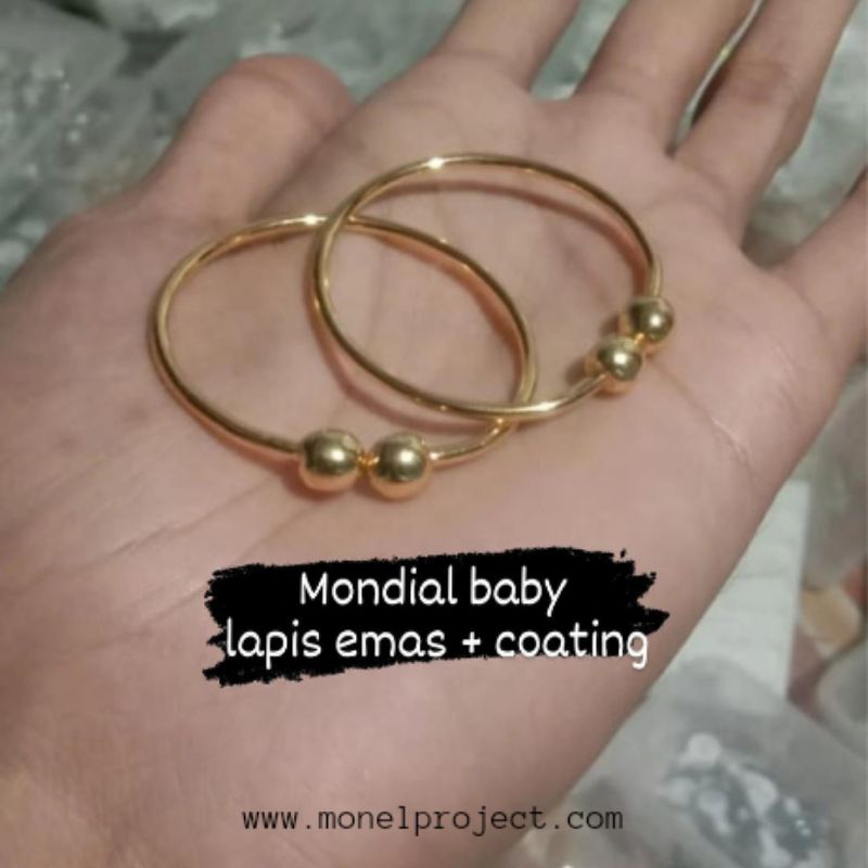 Gelang Anak Mondial Lapis Emas Coating