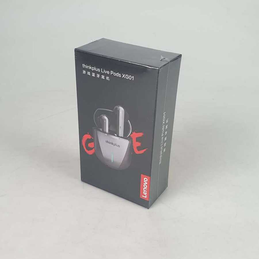 Lenovo Earphone Gaming LED TWS Bluetooth Anti Delay Noise Reduction - XG01