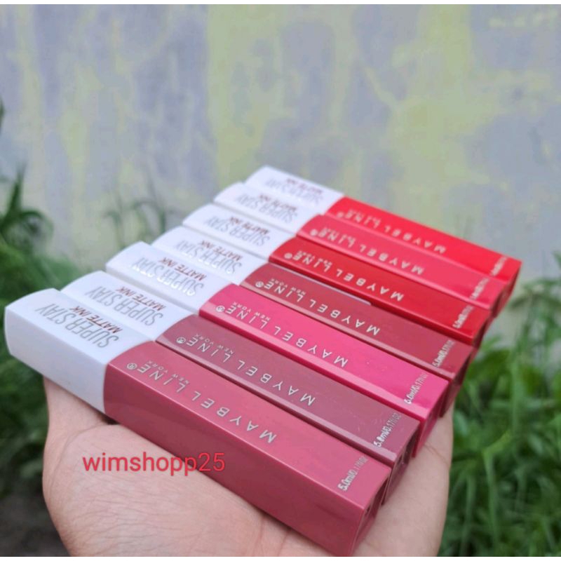 LIPSTIK MAYBELLINE LIP CREAM SUPERSTAY MATTE WATERPROOF DAN TAHAN LAMA