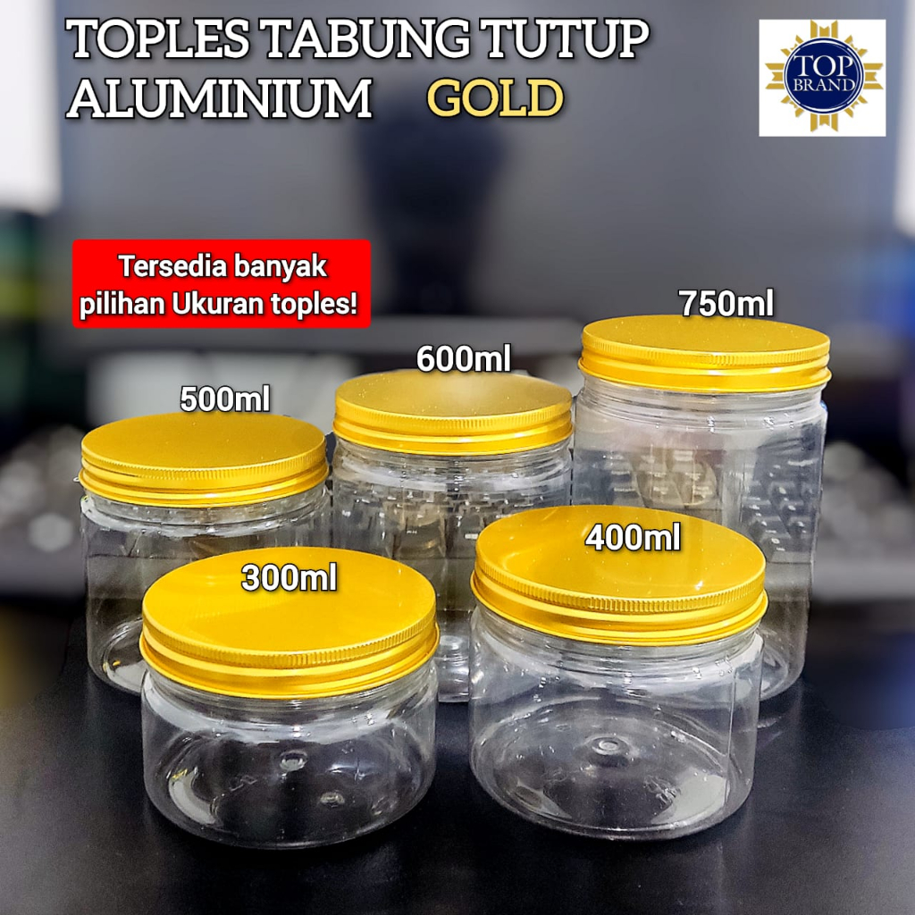 TOPLES TABUNG TUTUP ALUMINIUM / TOPLES PLASTIK TUTUP ALUMINIUM 300ML 400ML 500ML 600ML 750ML 1000ML 1300ML