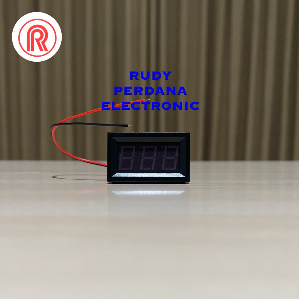 VOLTMETER VU DIGITAL AC LED DISPLAY 2 KABEL 0.56&quot; INCH 70-100V