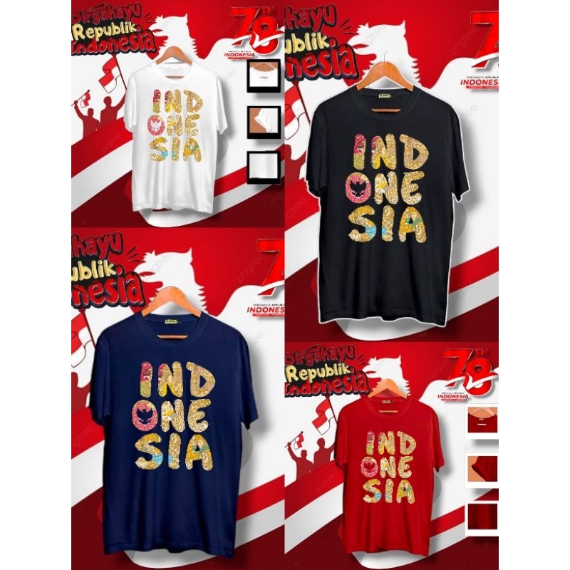 KAOS JUMBO MERDEKA UNTUK 17 AGUSTUSAN INDONESIA MERDEKA