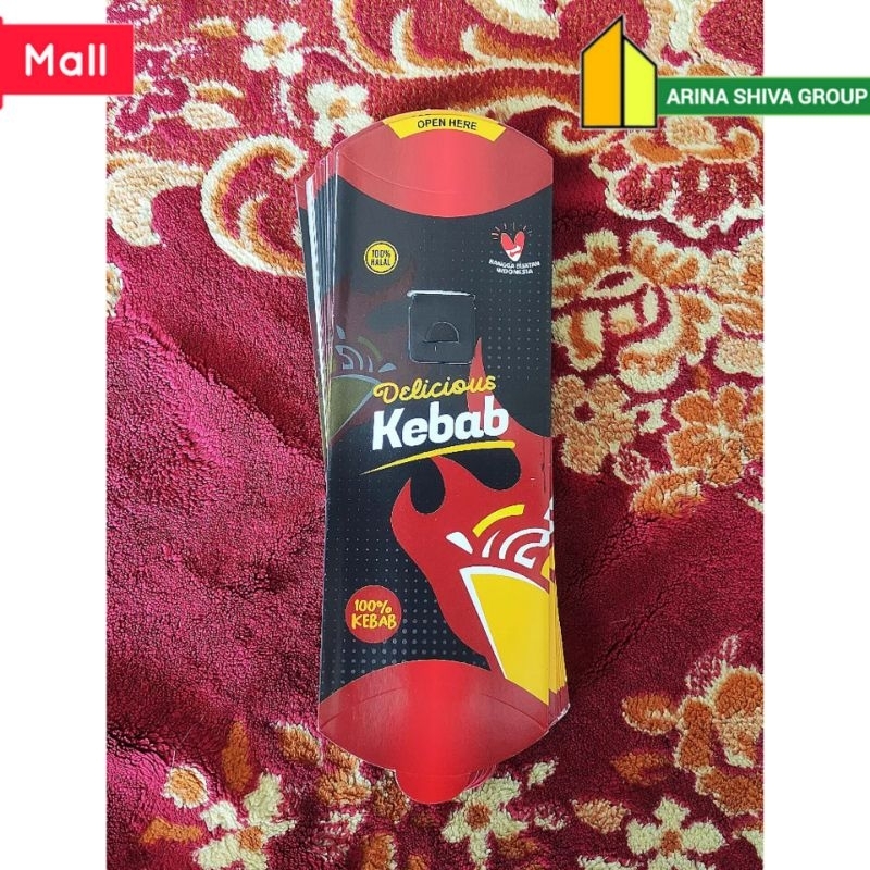 

100 LEMBAR KERTAS KEBAB TARIKAN UKURAN 24 × 9,2 CM KARTON HIGH QUALITY PAPER CRAFT TEBAL PRODUK TERBARU | KOTAK KEBAB KEKINIAN | DUS KEBAB VIRAL TIKTOK | KEMASAN KEBAB KEKINIAN | BOX KEBAB 100 PCS MURAH VIRAL | ARINA SHIVA GROUP 6172