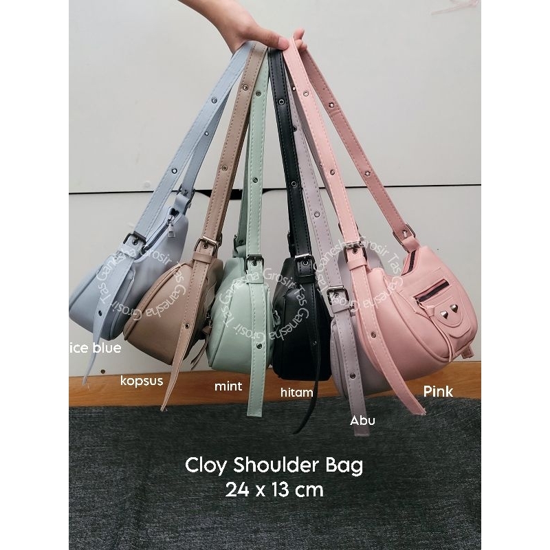 Ganesha Grosir Tas Cloy Polos Shoulder Bag Wanita