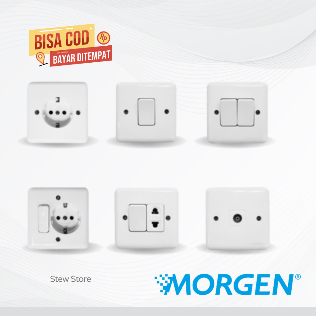 Saklar Morgen / Saklar Tunggal Morgen / Saklar Seri Morgen / Saklar Stop Morgen / Saklar Inbow