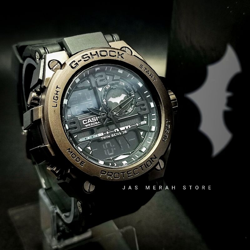 Jam Tangan Batman X G Shock GST Black + Bonus