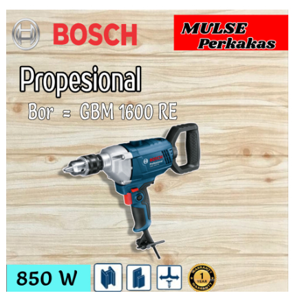 Mesin Bor 16mm GBM1600RE Bosch
