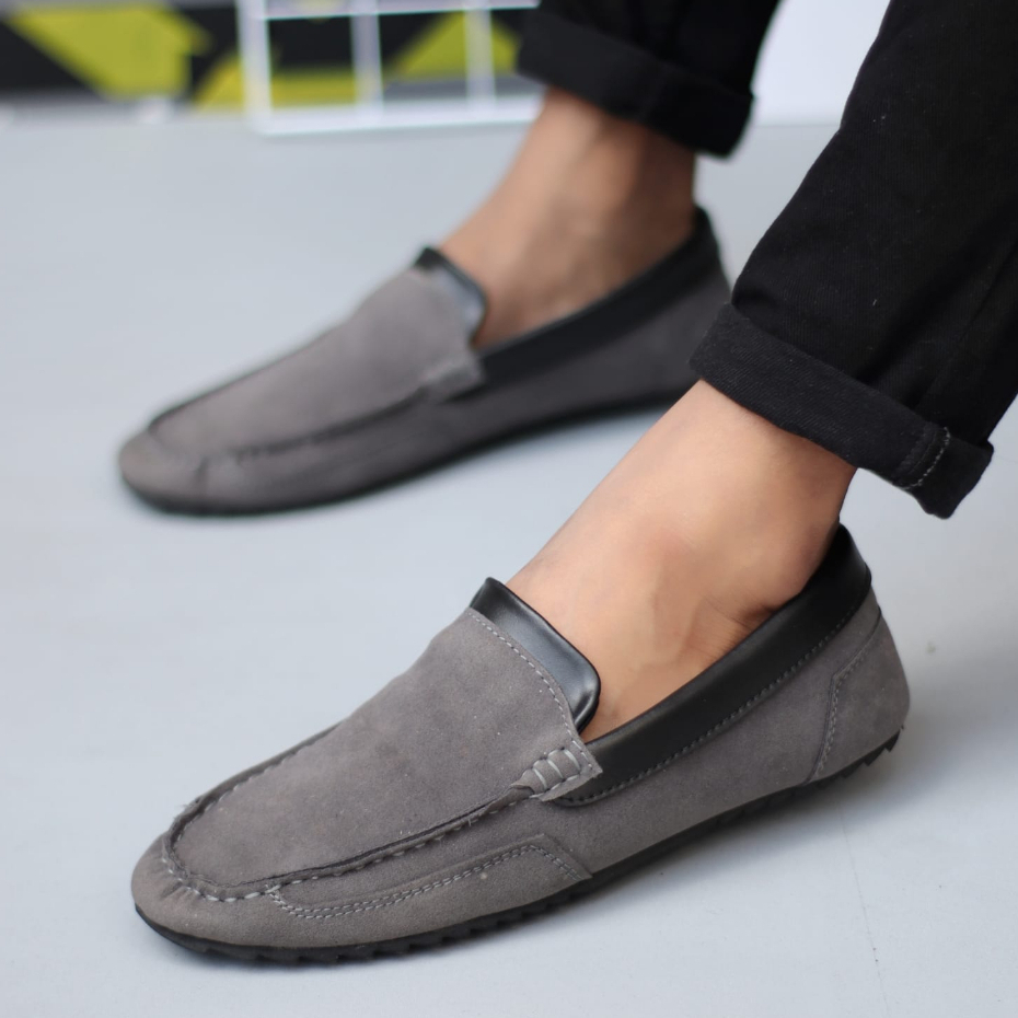 Sepatu Casual Slip-on Hitam Kerja Pria Crafs Kilian