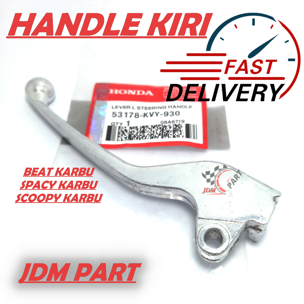 HANDLE KIRI BEAT KARBU / SPACY KARBU / SCOOPY KARBU / TUAS REM KIRI / REM BELAKANG GAGANG TUAS REM K