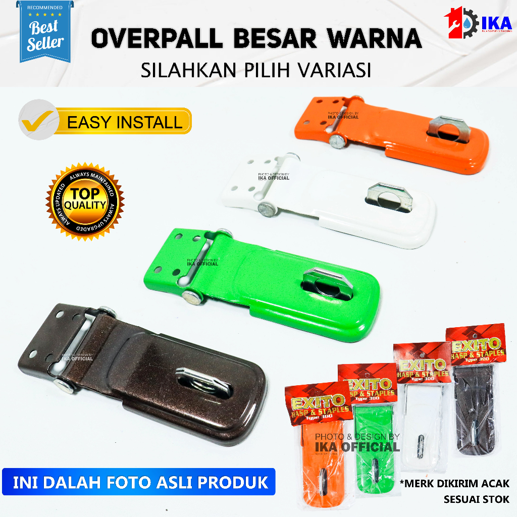 Overval Gembok Badak Exito / Overval Exito Warna / Cantelan Gembok Warna Overval overpal gembok