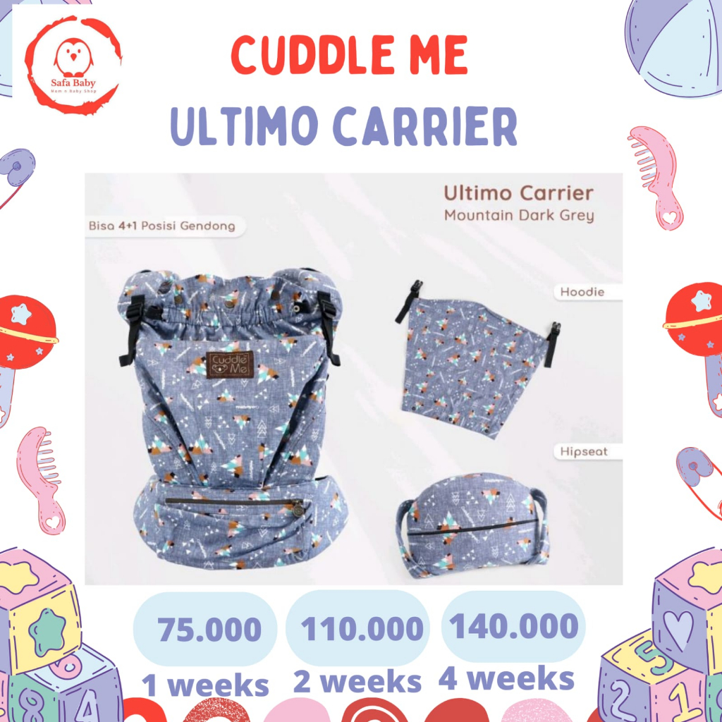 SEWA GENDONGAN BAYI CUDDLE ME ULTIMO, LEVANA, LITE