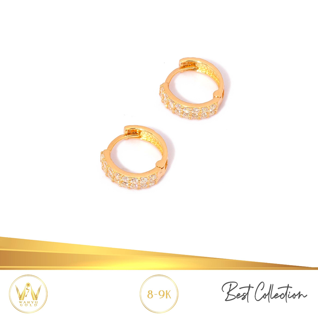 ANTING EMAS MAS 8K PERHIASAN AKSESORIS WANITA EMAS WAHYU REDJO ANT11JL23 17NPMP