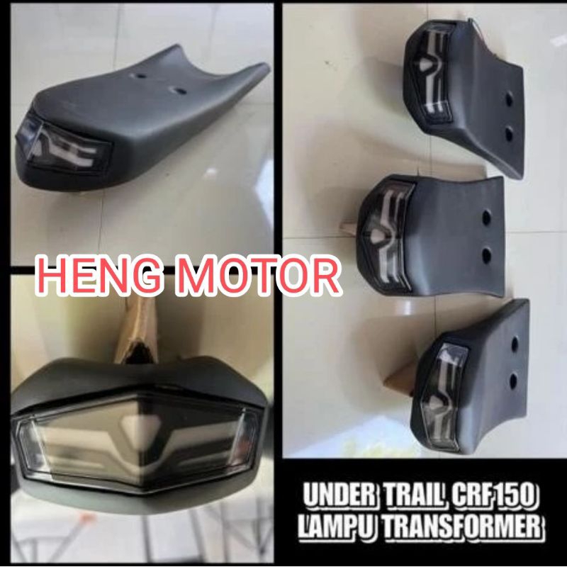 UNDERTAIL SPAKBOR KOLONG LAMPU LED PLUS SEN CRF 150L