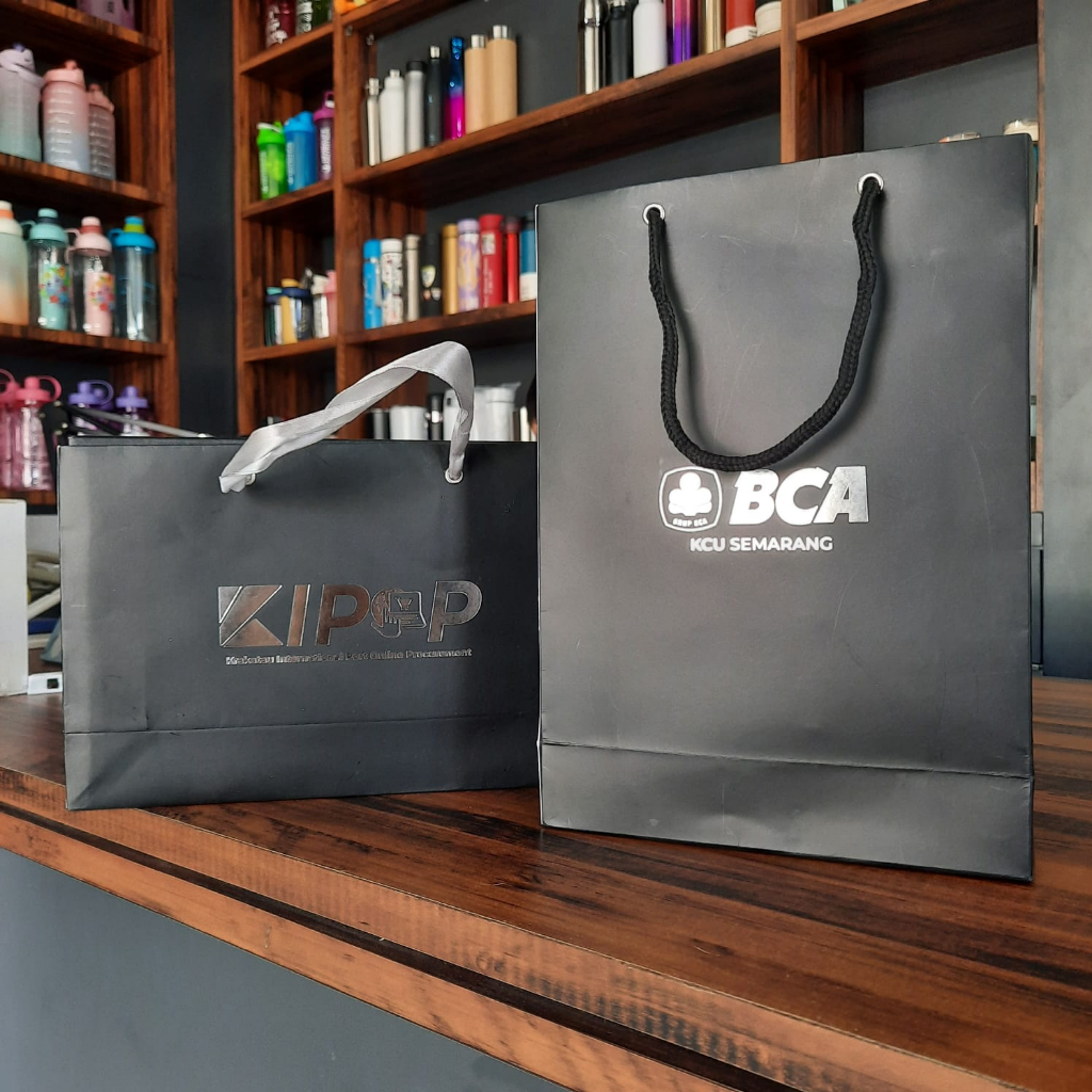 

CUSTOM PAPER BAG CUSTOM PAPER BAG LANDSCAPE POTRAIT CUSTOM KEMASAN PACKAGING PREMIUM