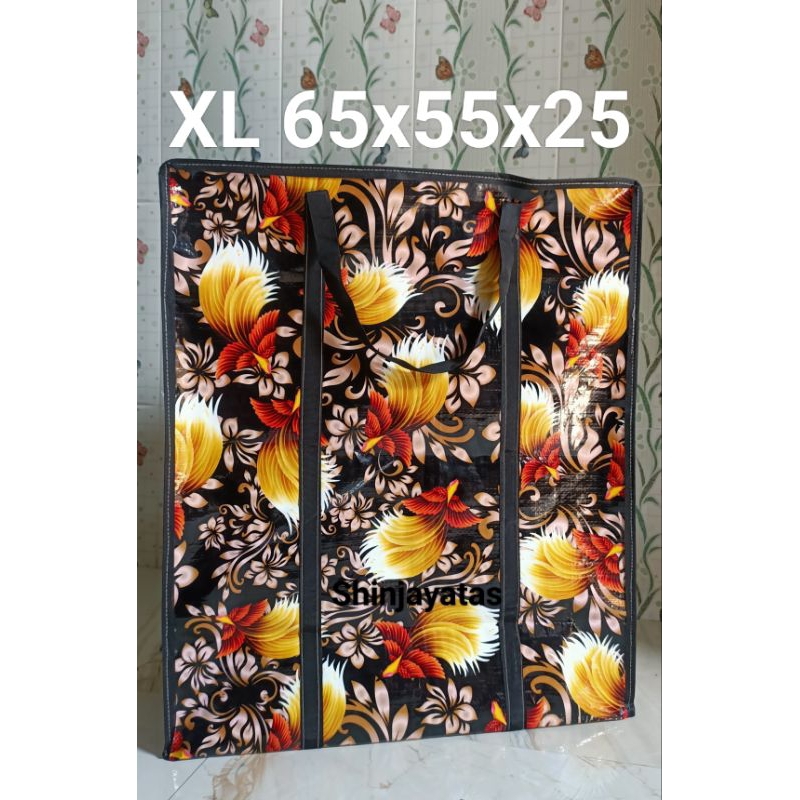 Tas Terpal Karung Motif / Tas laundry /Tas pindahan rumah