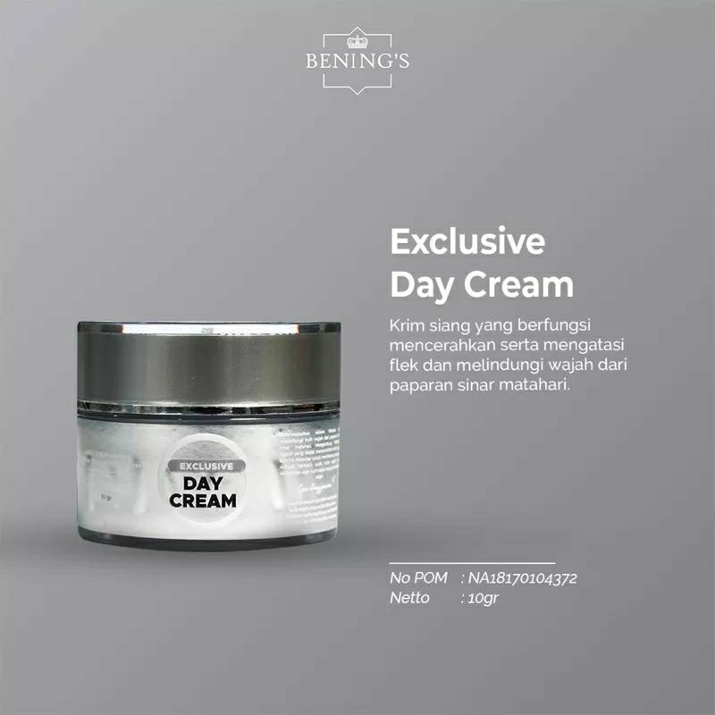 DAY CREAM BENINGS SKINCARE | EXCLUSIVE DAY BENING SKINCARE KRIM SIANG FLEK