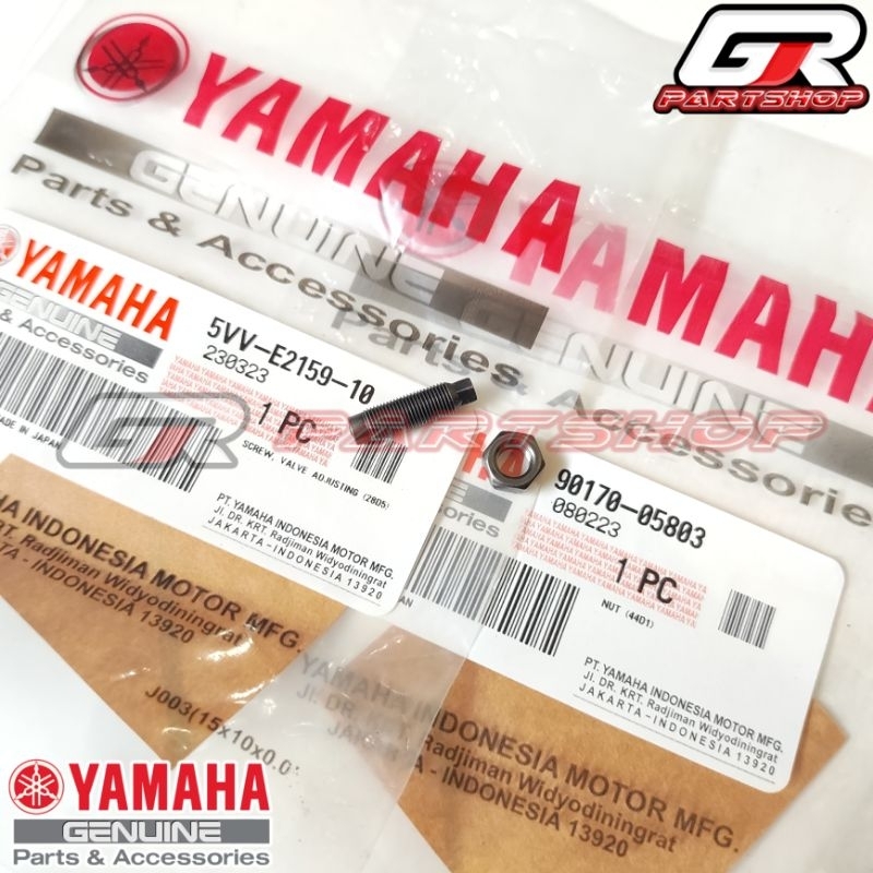 BAUT + MUR SETELAN PELATUK KLEP MIO SPORTY SMILE SOUL FINO NOUVO Z LELE ORI YGP ORIGINAL YAMAHA STEL
